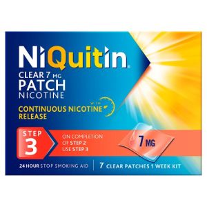 NiQuitin Clr Patch Step 3 7mg             