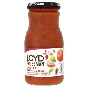 LOYD GROSSMAN TOMATO & ROASTED GARLIC SAUCE 350G