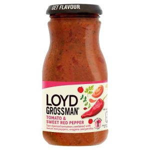 Loyd Grossman Tomato & Sweet Red Pepper Sauce 350G