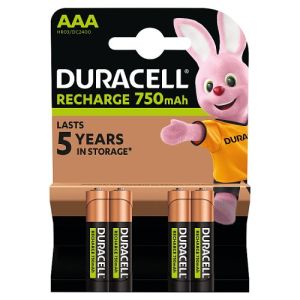 Duracell Rechargeable Batteries AAA 4pk