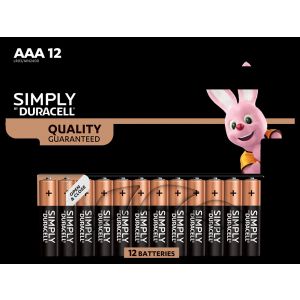 Duracell Simply Batteries AAA 12pk