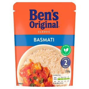 Bens Original Basmati Microwavable Rice 220G