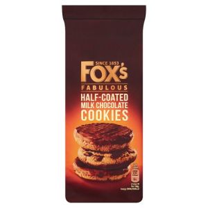 Foxs Half Coated Cookies 175G