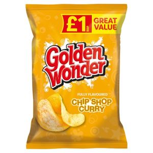 Golden Wonder Pmp £1 Chip Shop Curry 57G