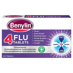 Benylin Flu Tabs 24s