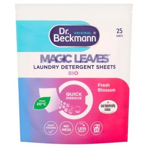 Dr Beckmann Magic Leaves Laundry Detergent Sheets Bio 25 Sheets