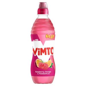 Vimto Still Pmp £1.25 Raspberry, Orange & Passion Fruit 500Ml