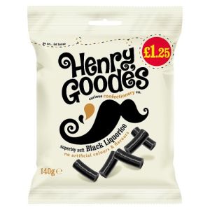 Henry Goode Soft Eating Liquorice Pmp £1.25 Henry Goode Soft Eating Liquorice 140G