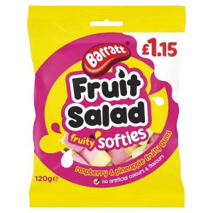 Pmp £1.15 Bags Fruit Salad Softies  120G