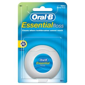 Oral B Floss Essential 50m Mint Waxed (12x12)