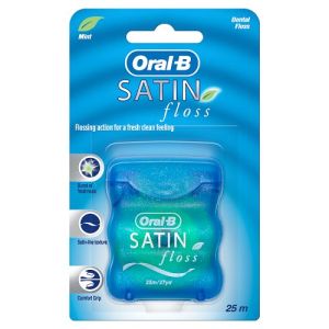 Oral B Floss Satin 25m Mint (12x12)