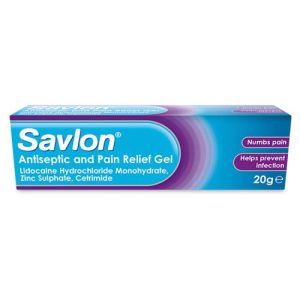 SAVLON Savlon Antiseptic & Pain Relief Gel 20g 20g