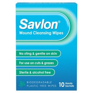 SAVLON Wound Cleansing Wipes 10's