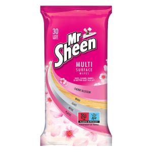 Mr Sheen Wipes Magnolia & Cherry 30s