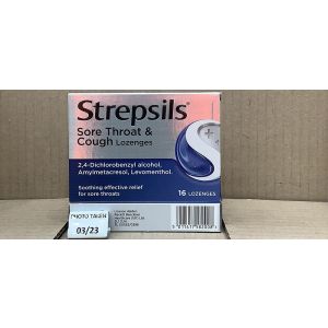 Strepsils Sore Throat & Cough Lozenges 16s