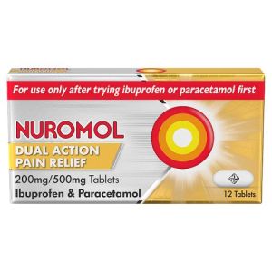 Nuromol Dual Action 200mg/500mg 6x12's