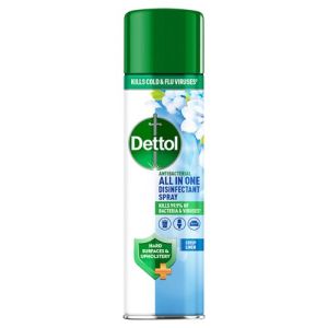 Dettol All In One Disinfectant Spray Crisp Linen 300ml