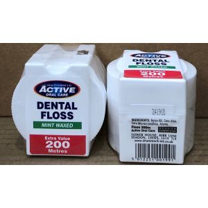 Active Floss Mint Waxed 200M