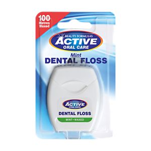 Active Floss Adv Mint Waxed 100m