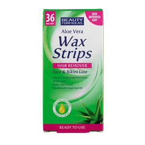 Beauty Formulas Cold Wax Strips 36'S