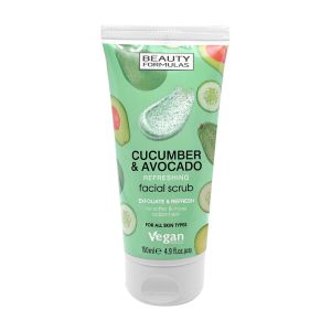 Beauty Formulas Cucu & Avoc F/Scrub 150Ml [Tube]