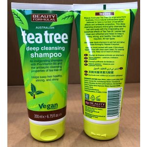 Beauty Formulas Tea Tree Deep Cleansing Shampoo