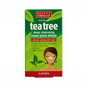 Beauty Formulas Tea Tree Nose Strips 6'S