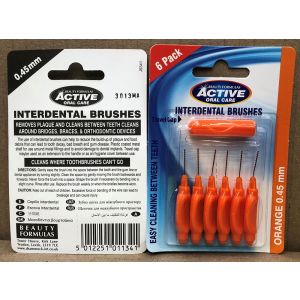 Active Interdental Brushes 6Pk 0 45Mm
