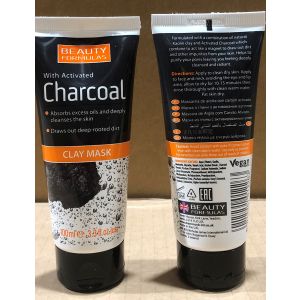 Beauty Formulas Charcoal Clay Mask 100Ml