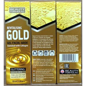 Beauty Formulas Gold Revitalising Gel Mask 100Ml