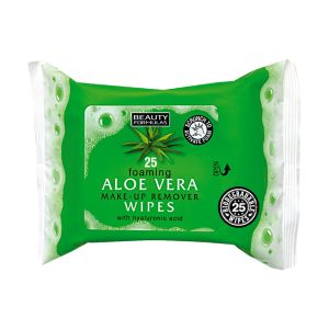 Beauty Formulas Aloe Vera MakeUp Remover Wipes 25s