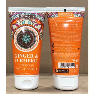 Beauty Formulas Ginger&Turmeric Facial Scrub 150Ml