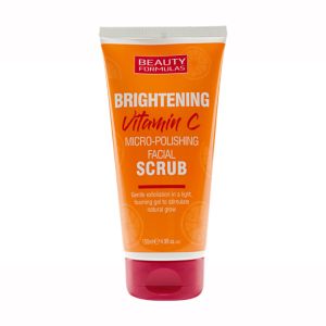 Beauty Formulas Facial Scrub 150ml VitC Brighten