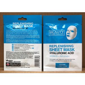 Beauty Formula Hyaluronic Acid Replenishing Sheet Mask 1Pk