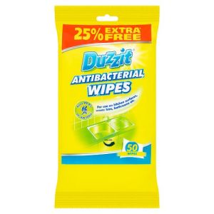 Duzzit Anti-Bacterial Wipes 50Pk