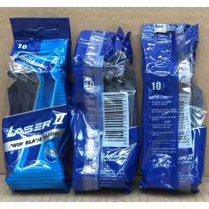 Laser II Disposable Twin Blade Razors 10s