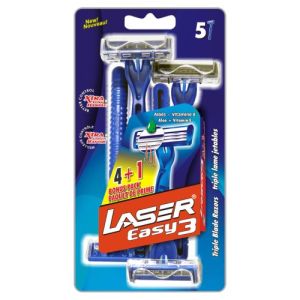 Laser II Disposable Twin Blade Razors 10s