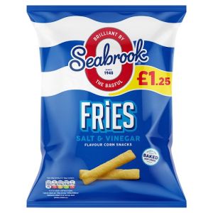 Seabrook Snacks Fries Salt & Vinegar 60g PMP 1.25