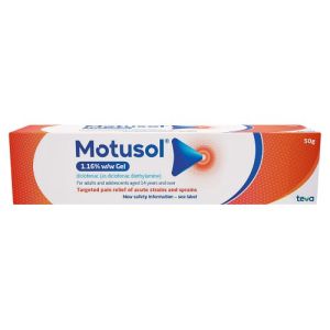 Motusol Gel 1.16% 50G 50G            
