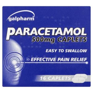 Galpharm Paracetamol Caplets 500mg 16's 