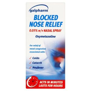 Galpharm Blocked Nose Relief Spray 15ml