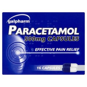 Galpharm Paracetamol Capsules 500mg 16's