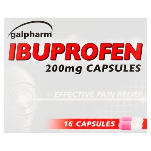 Galpharm Ibuprofen 200mg Capsules 16's