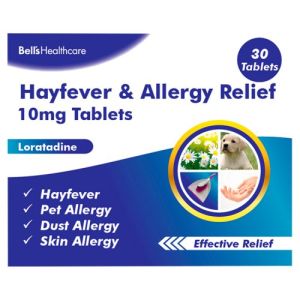 Bells Hayfever & Allergy Relief 10Mg Tablet Loratadine 30's