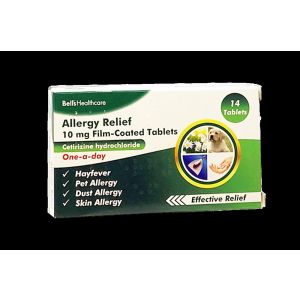 Bells Allergy & Hayfever Relief 10Mg Tablet Cetirizine 14's