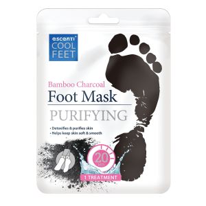 Escenti Cool Feet Bamboo Charcoal Foot Mask