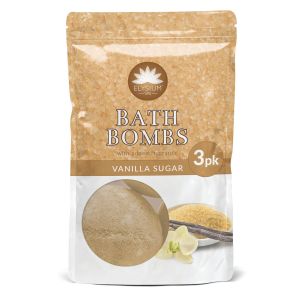 Elysium Spa Bath Bombs Vanilla Sugar 3 X 50G