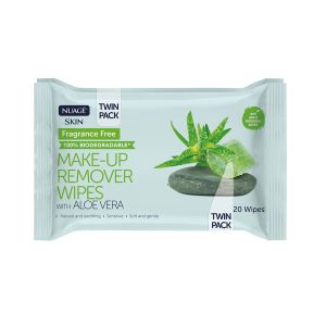 Nuage Make Up Remover Wipes 2 X 20Pk