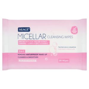 Nuage 3-In-1 Micellar Cleansing Wipes 2 X 20Pk