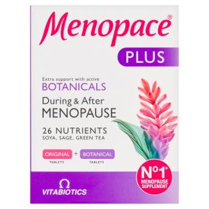 Vitabiotics Menopace Plus 28 Tablets / 28 Caps 56